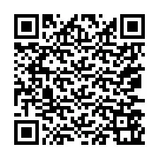 QR Code สำหรับหมายเลขโทรศัพท์ +67077561298