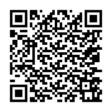 QR-code voor telefoonnummer +67077561299