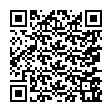 Código QR para número de teléfono +67077561316