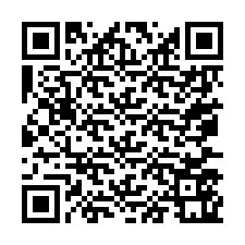 QR-код для номера телефона +67077561328