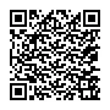 QR-koodi puhelinnumerolle +67077561329