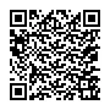 Kode QR untuk nomor Telepon +67077561359