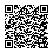 Código QR para número de telefone +67077561362