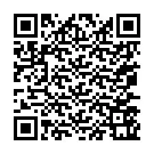 Codice QR per il numero di telefono +67077561364