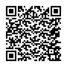 Código QR para número de teléfono +67077561367