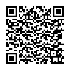 QR kód a telefonszámhoz +67077561368