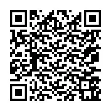 QR-code voor telefoonnummer +67077561391