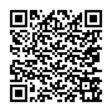 QR-code voor telefoonnummer +67077561436