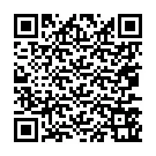 Codice QR per il numero di telefono +67077561452