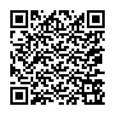 Codice QR per il numero di telefono +67077561458