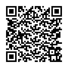 Codice QR per il numero di telefono +67077561464