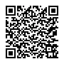 QR Code สำหรับหมายเลขโทรศัพท์ +67077561491