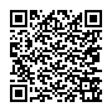 Código QR para número de telefone +67077561492