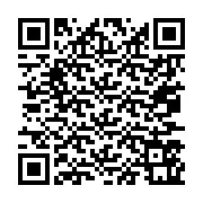 Código QR para número de telefone +67077561493