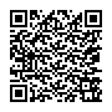 Codice QR per il numero di telefono +67077561498