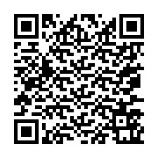 QR Code สำหรับหมายเลขโทรศัพท์ +67077561538