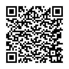 Código QR para número de telefone +67077561574