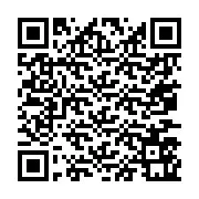 Codice QR per il numero di telefono +67077561586
