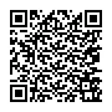 QR kód a telefonszámhoz +67077561592