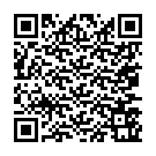 QR Code for Phone number +67077561596