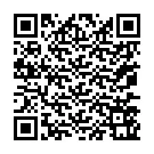 Código QR para número de teléfono +67077561611