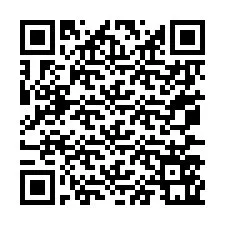 Código QR para número de telefone +67077561620