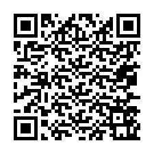 QR код за телефонен номер +67077561627