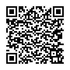 Codice QR per il numero di telefono +67077561632