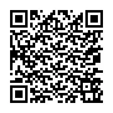 QR Code pour le numéro de téléphone +67077561644