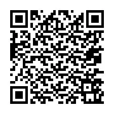 QR kód a telefonszámhoz +67077561647