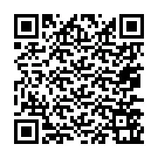 QR-код для номера телефона +67077561657