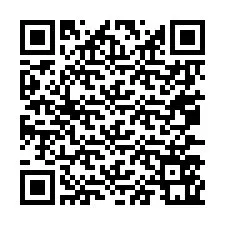 Código QR para número de telefone +67077561662