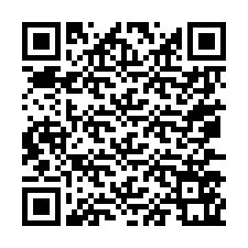 QR код за телефонен номер +67077561668