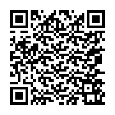 QR Code pour le numéro de téléphone +67077561674