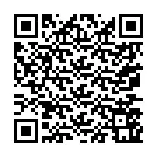 Código QR para número de telefone +67077561684