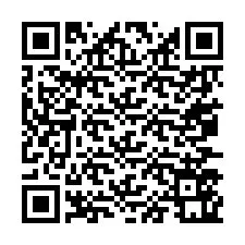 Kode QR untuk nomor Telepon +67077561696