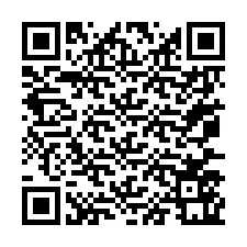 QR Code สำหรับหมายเลขโทรศัพท์ +67077561721