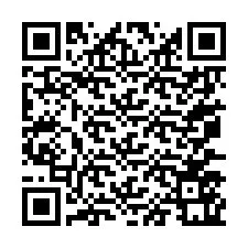 Código QR para número de telefone +67077561774