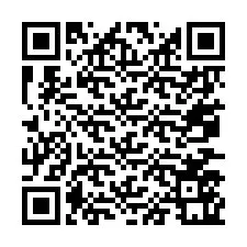 Código QR para número de telefone +67077561783