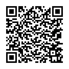 QR код за телефонен номер +67077561795