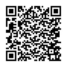 Kod QR dla numeru telefonu +67077561796