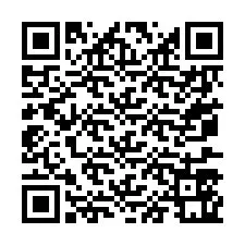 QR Code pour le numéro de téléphone +67077561804