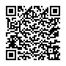 Codice QR per il numero di telefono +67077561809