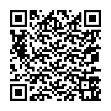 QR Code pour le numéro de téléphone +67077561810