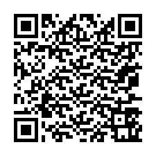 Kod QR dla numeru telefonu +67077561825