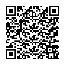 QR Code pour le numéro de téléphone +67077561850