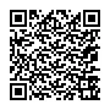 Código QR para número de telefone +67077561855