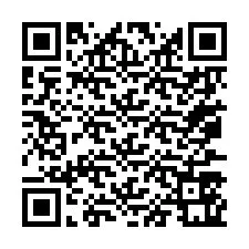 QR Code pour le numéro de téléphone +67077561869