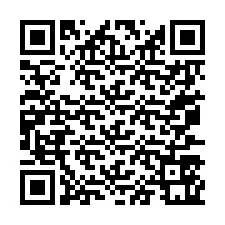 QR Code pour le numéro de téléphone +67077561874