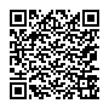 Código QR para número de telefone +67077561875